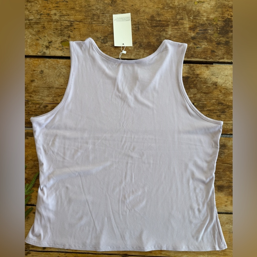Ninexis Ribbed Lilac Tank Top - Picture 3 of 3